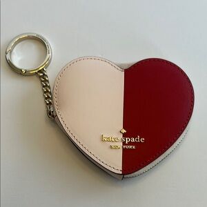 Kate Spade Red and Pink Heart Key Holder